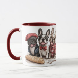 Bonjour French Bulldogs Tasse