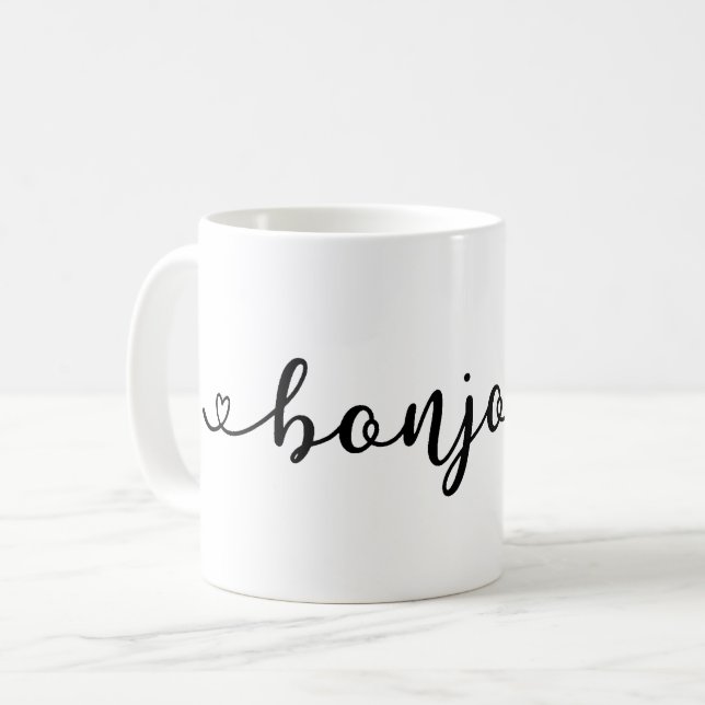 Bonjour French Design Kaffeetasse (Vorderseite Links)