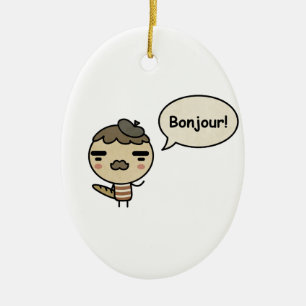 Bonjour! Keramikornament