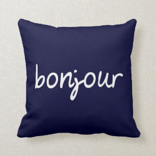 Bonjour! Kissen