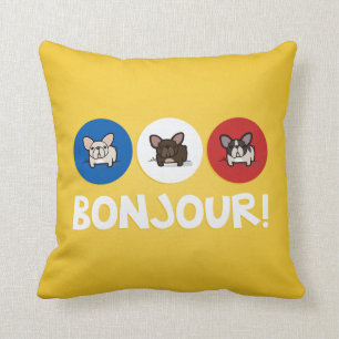 Bonjour! Kissen