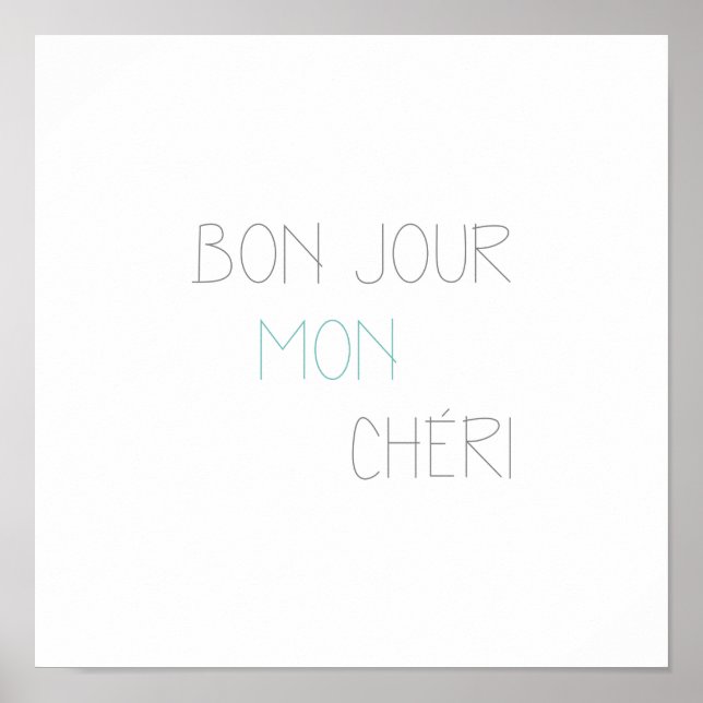 Bonjour Mon Chéri II Poster (Vorne)