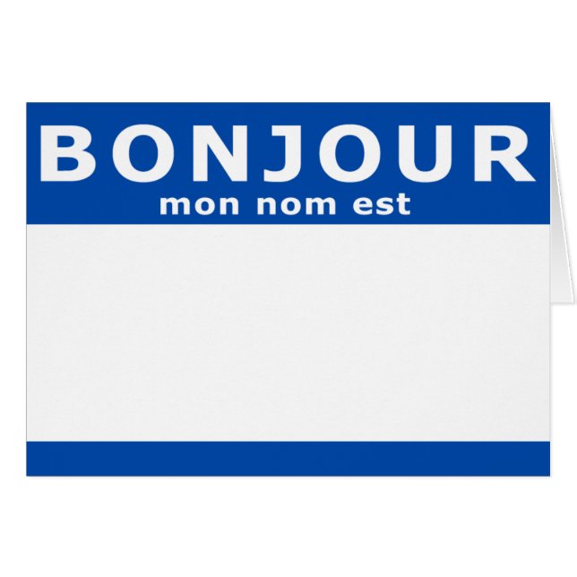 BONJOUR mon noest (Vorderseite (Horizontal))