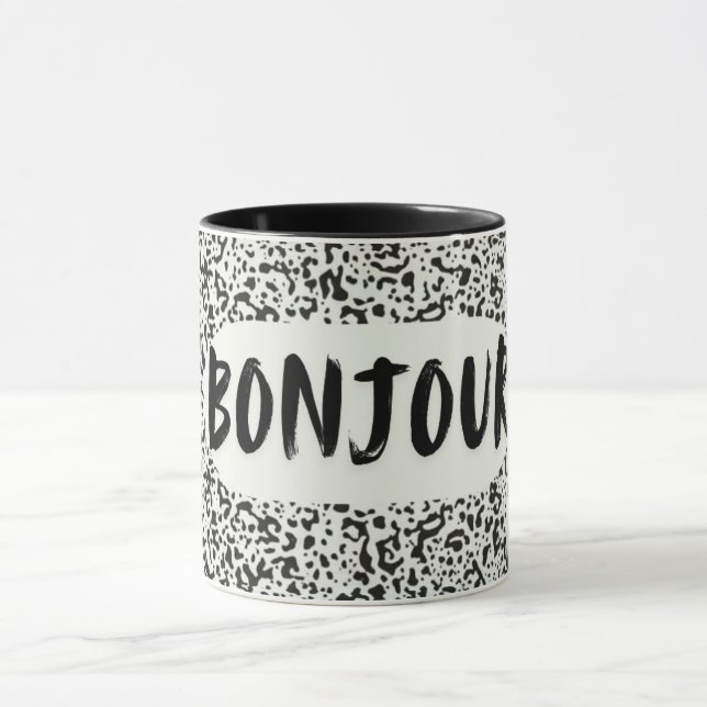 BONJOUR Mug Tasse (Zentrum)