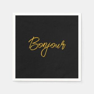 Bonjour Paper Napkins Serviette
