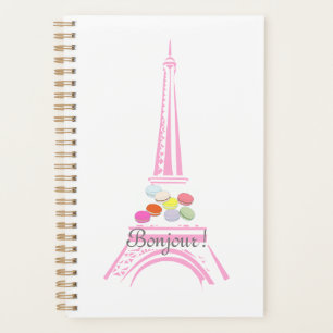 Bonjour Paris French Macaron Eiffel Tower Planer
