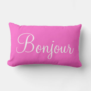 Bonjour Paris Lumbar Pillow Lendenkissen