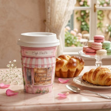 Bonjour Parisian Cafe Bebe Pink Baby Shower