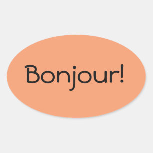 Bonjour Sticker