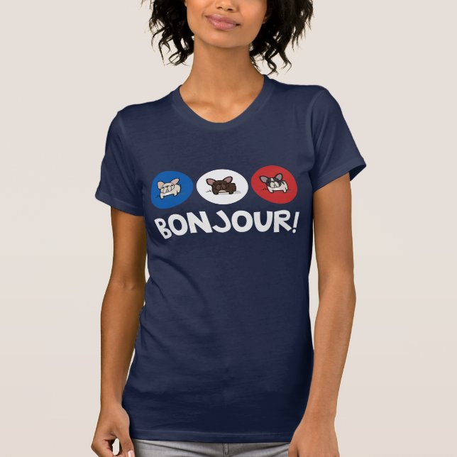 Bonjour! T-Shirt (Vorderseite)