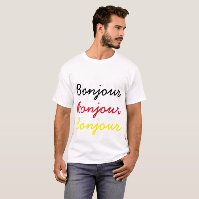 Bonjour T-Shirt (Vorne ganz)