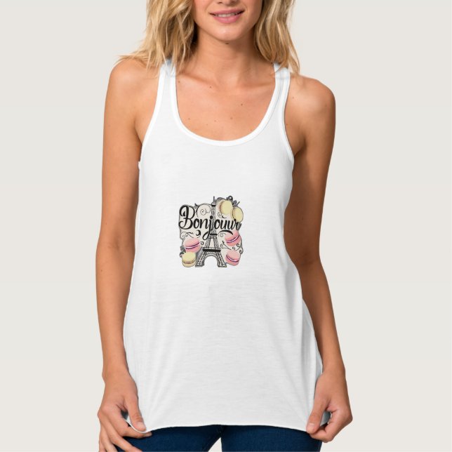 Bonjour Tank Top (Vorderseite)