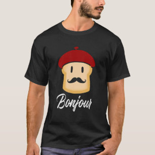 Bonjour Toast France Food T-Shirt