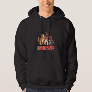 Bonk Hammer Katze Lustiges Meme Retro Süße Kunst Hoodie