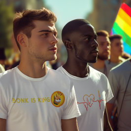 BONK Kryptogeschenk, Membermünzen Händler T Papa T-Shirt