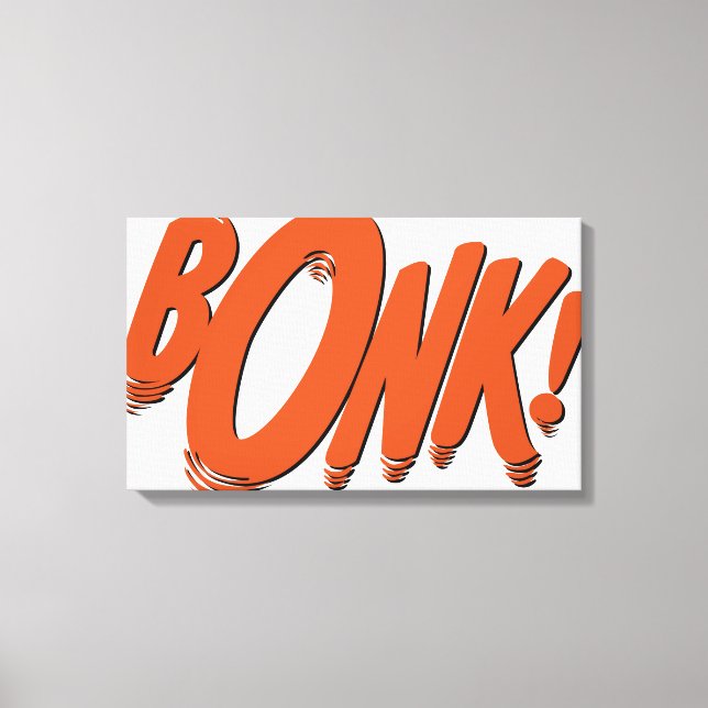 BONK! LEINWANDDRUCK (Vorderseite)