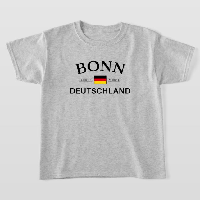 Bonn Deutschland koordiniert deutsche Kinder T-Shirt (Ablage )