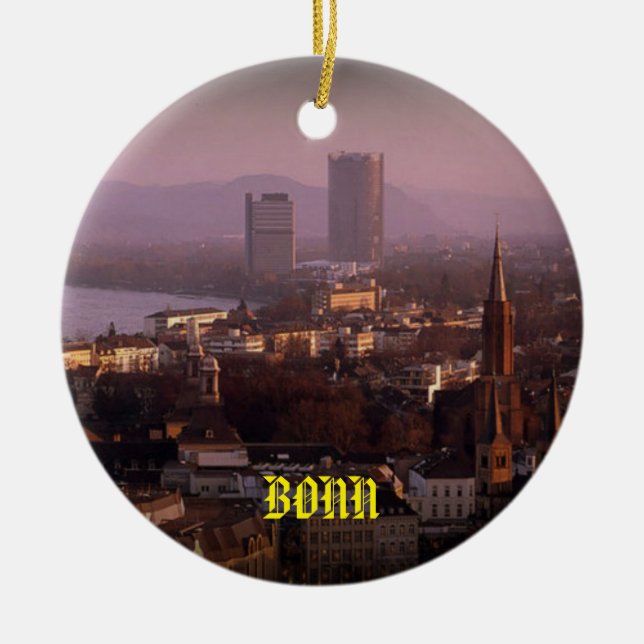 Bonn Deutschland Landschaftlich Weihnachtsschmuck (Vorne)
