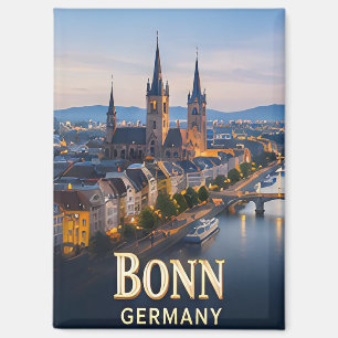 ✈️ Bonn Deutschland Reise Geschenk 🏛️ Magnet