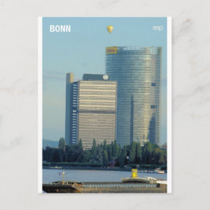 Bonn, Deutschland, Rhein Postkarte