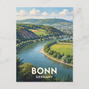 Bonn Deutschland Rheintal Natur Reise Szene 🌿 Postkarte