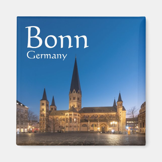 Bonn Deutschland Souvenir Magnet (Vorne)