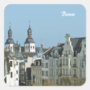 Bonn Quadratischer Aufkleber