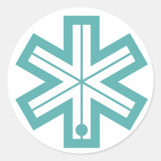 Bonna Ski Logo Runder Aufkleber