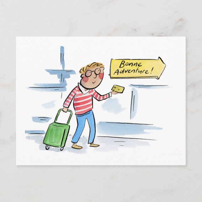 Bonne Adventure Postkarte (Vorderseite)