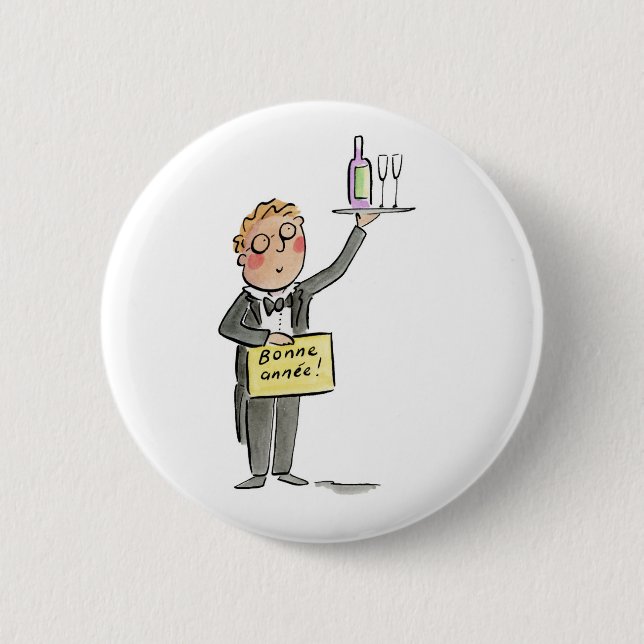 Bonne Annee Button (Vorderseite)