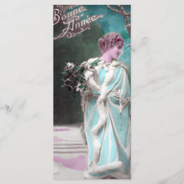 Bonne Annee Lesezeichen Menükarte