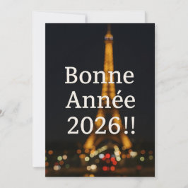 Bonne Annee/New Year's card Feiertagskarte