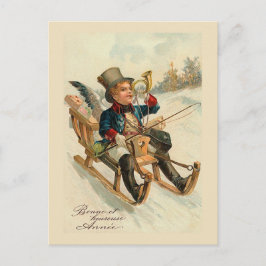 "Bonne et heureuse Annexe" Neujahrskarte Feiertagspostkarte