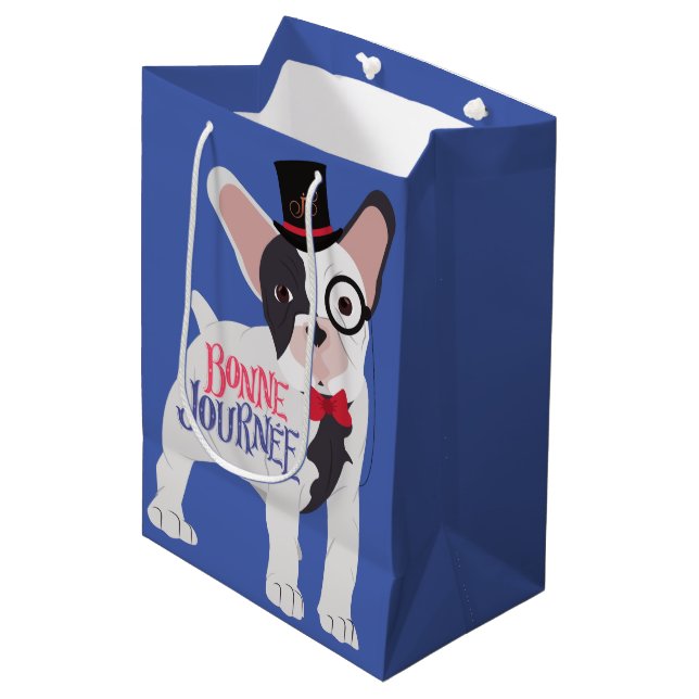 Bonne Journée   Mittlere Geschenktüte (Vorderseite Schrägansicht)