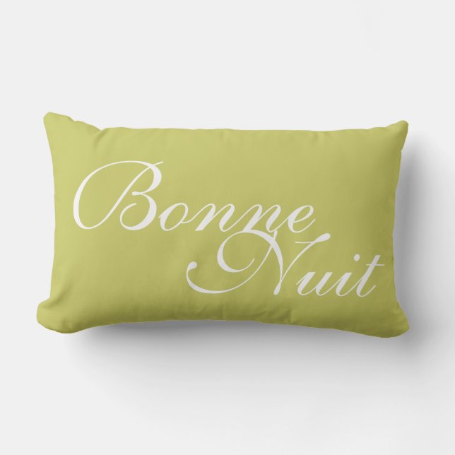 Bonne Nuit Bed Pillow Lendenkissen (Vorderseite)