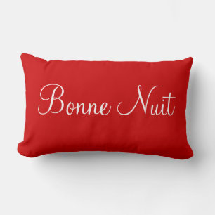 Bonne Nuit süße Traum-dekorativer Lendenkissen