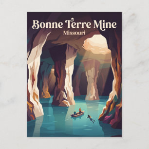 Bonne Terre Mine Missouri Postkarte