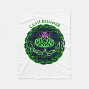 Bonner Scottish Tartan Celtic Thistle Fleecedecke
