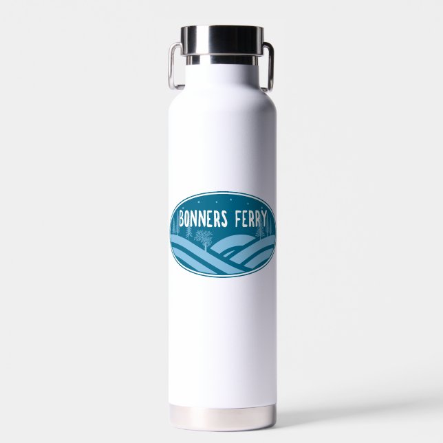 Bonners Ferry Idaho Außenbereich Trinkflasche (Vorne)