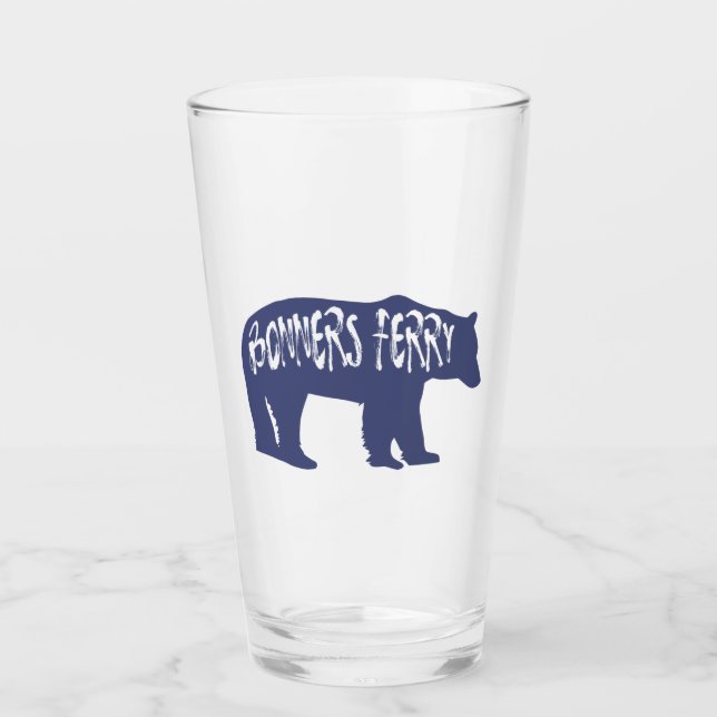 Bonners Ferry Idaho Bear Glas (Vorderseite)