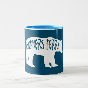 Bonners Ferry Idaho Bear Zweifarbige Tasse