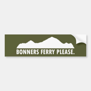 Bonners Ferry Idaho Bitte Autoaufkleber