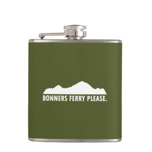 Bonners Ferry Idaho Bitte Flachmann