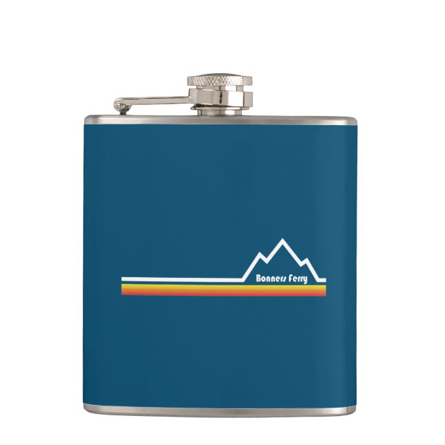Bonners Ferry Idaho Flachmann (Vorderseite)