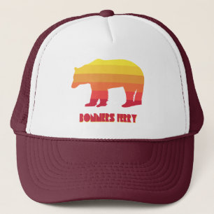 Bonners Ferry Idaho Regenbogenbär Truckerkappe