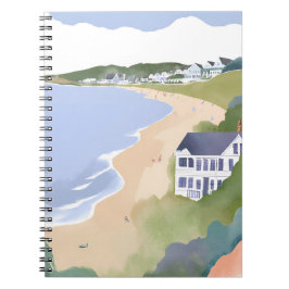 Bonnet Shores | Rhode Island Beach Watercolor Notizblock