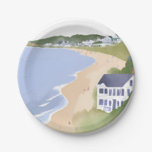 Bonnet Shores | Wasserfarbenes Rhode Island-Strand