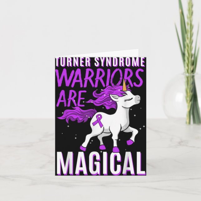 Bonnevie Ullrich Turner Syndrome Awareness 45 X0 T Karte (Vorderseite)