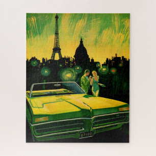 Bonneville-Cabrio der 60er Jahre Puzzle