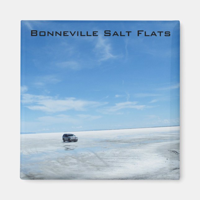 Bonneville Salt Flats Magnet (Vorne)